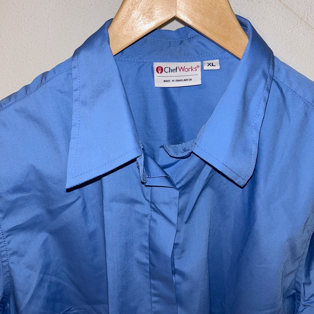 Chef Works Men’s PREMIUM FORMAL DRESS SHIRT size XL NWT - Picture 3 of 13